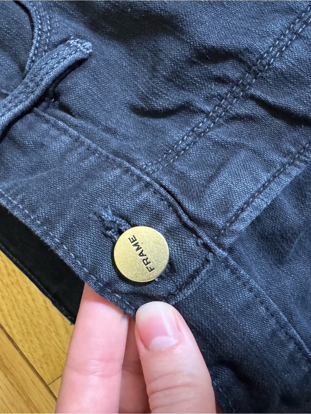 FRAME Black Denim pants 27